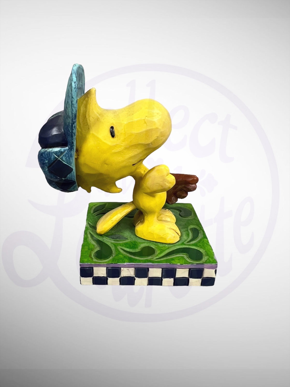 Jim Shore Peanuts - Woodstock in the Outfield Baseball Figurine (No Box)